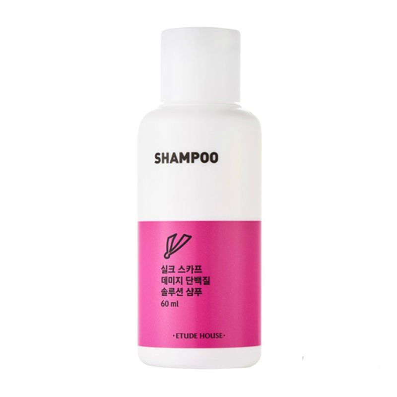 Шампунь для волос Etude House (DIY TRAVEL)SILK SCARF DAMAGE PROTEIN SOLUTION SHAMPOO  60мл