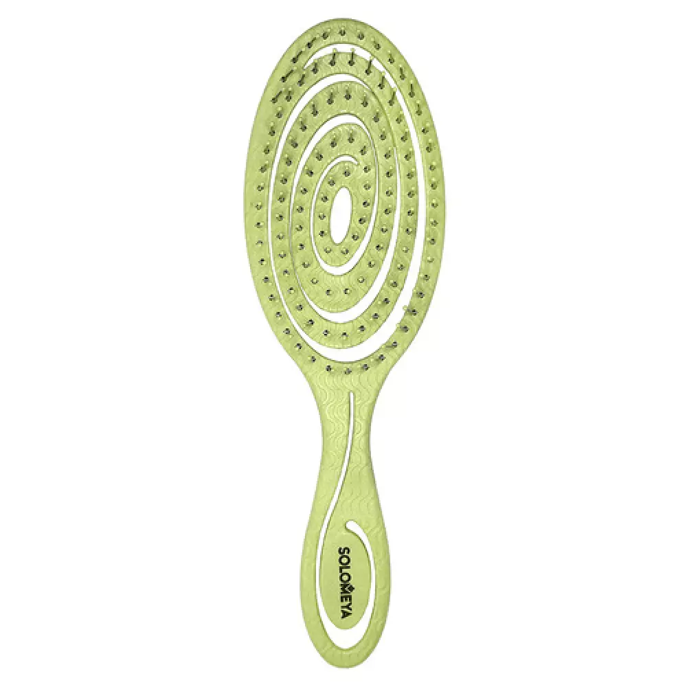 Подвижная био-расчёска Solomeya Detangling Bio Hair Brush